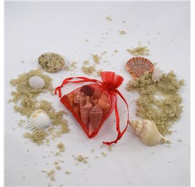 Bolsa organza Infinite Red 7x9cm