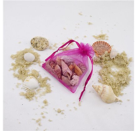 Saco organza Fuchsia Pink 7x9cm