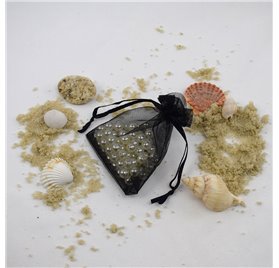 Bolsa organza Quasar Black 7x9cm