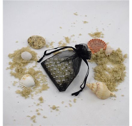 Saco 7x9cm organza Quasar Black