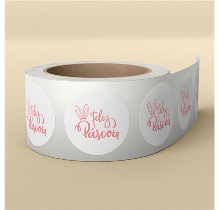 Happy Easter Labels 1 - 40x40mm