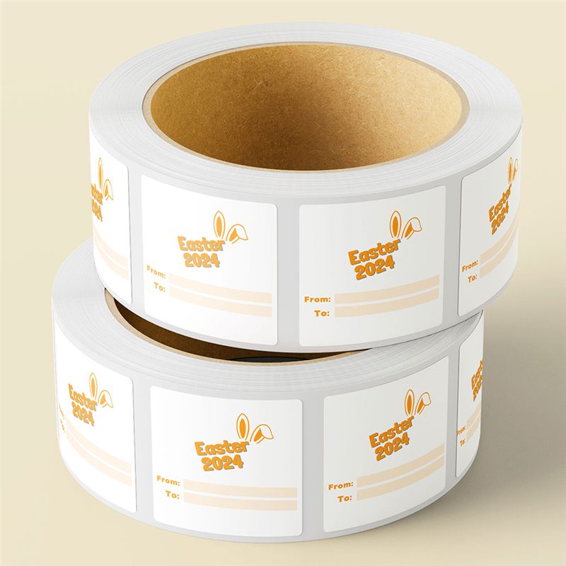 Etiqueta P&aacute;scoa Easter Wishes - 40x40mm