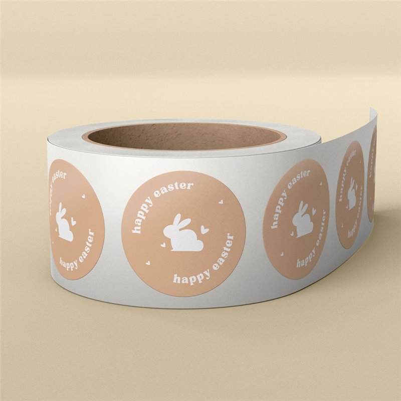 Etichette di Pasqua Day Fluffy Tails 50x40mm