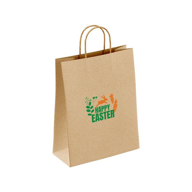 Bolsas de Papel 250x100x320mm Kraft Springtime Joy