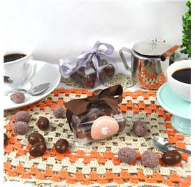 Przezroczyste Pudełko z Uchwytami 55x55x50mm na Słodycze i Upominki