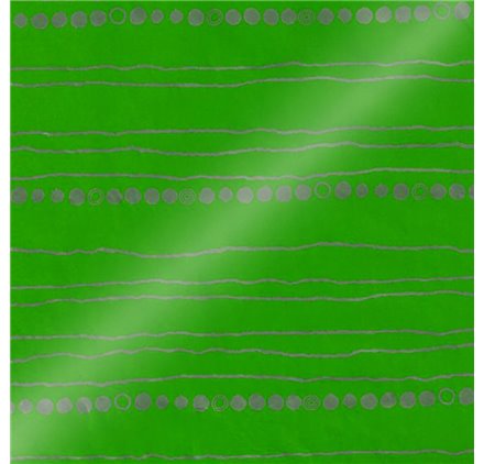 Papel de Embrulho 70cm Lime Lines
