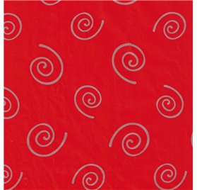 Papel de Embrulho 70cm Crimson Swirl