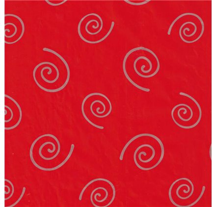 Papel de Embrulho 70cm Crimson Swirl