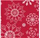 Papel de Embrulho 70cm Crimson Snowflake