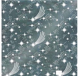 Papel de Embrulho 70cm Starry Winter