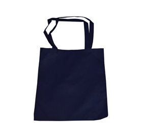 Dark blue large handle TNT bag 40x35cm