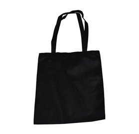 Saco TNT asa grande preto 40x35cm 
