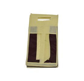 Sac TNT pour 2 bouteilles 40x20cm