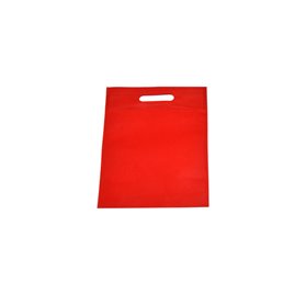 Hollow handle bag Red 25x25cm