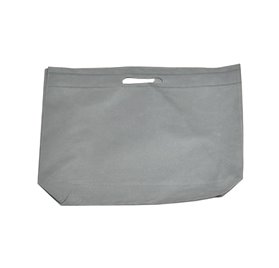 Saco asa vazada Cinzento 35x40cm 