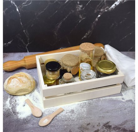 Caixa de madeira Rebelde Artisan 242x167x75mm