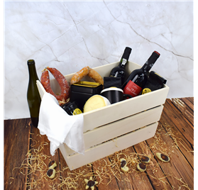 Cesto di legno Rebelde Feast Box 400x280x250mm