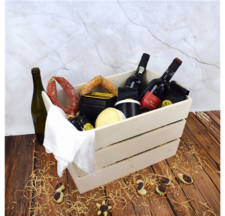 Caixa de madeira Rebelde Feast Box 400x280x250mm