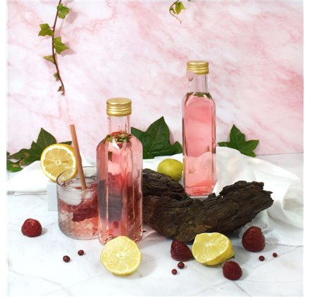 250 ml glas flaska Orquidea