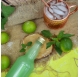 Garrafa de vidro para licores plutão 500ml