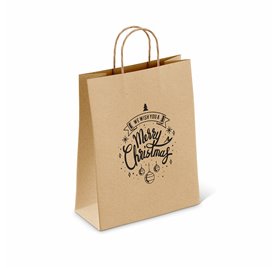 Bolsas de Papel 320x120x420mm Merry Christmas