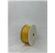 Rouleau de Ruban Taffetas Jaune Grillé 40mm 25m