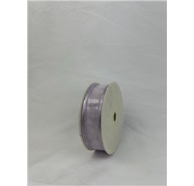 Cinta Organza Lila con Borde 25mm 25m