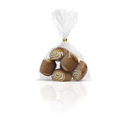 x25un Busta Plastica Senza Soufflet 85x135 mm