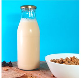 Glass Juice Bottle 750ml (75cl) with Golden Cap