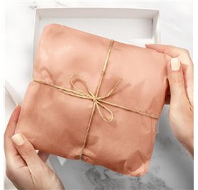 Papel de Seda Opala Rosa 50x75cm