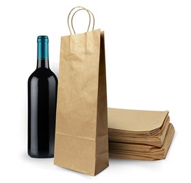 Papirpose en flaske