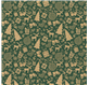Wrapping Paper Christmas Green 62cm x 90m