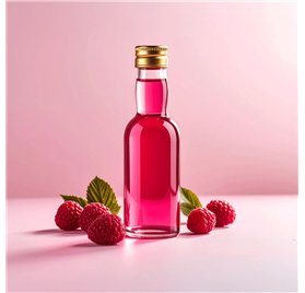 Garrafa de vidro Pegasus 50ml com Tampa Dourada