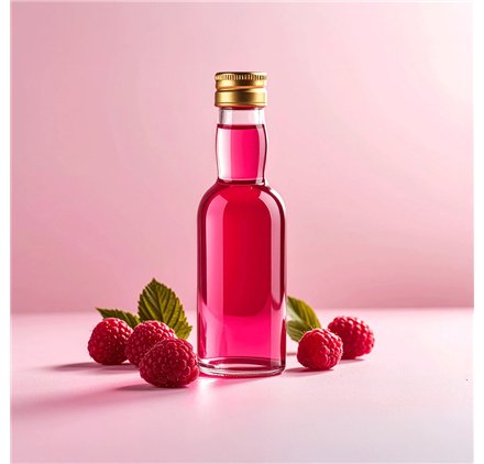 Butelka szklana Pegasus 50ml z Złotą Pokrywką