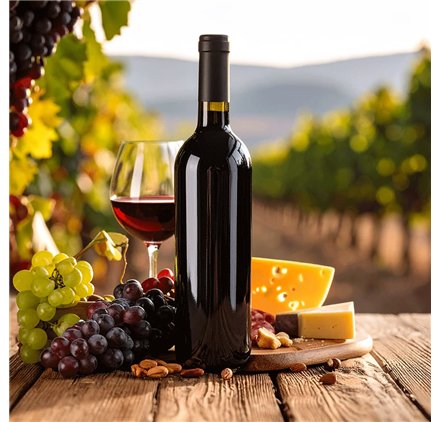 Bouteille en verre Classic Foncée 750ml avec bouchon en liège