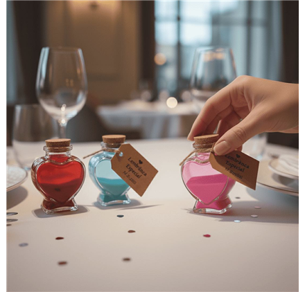 Butelka szklana Nefertiti 70ml z korkiem korkowym