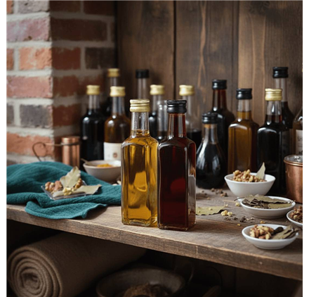 Bocal en verre Orquidea 100ml avec couvercle dor&eacute;