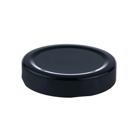 Wysoka czarna zakrętka metalowa 63 mm – Twist Off