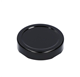 High-profile black metal cap 63mm - Twist Off