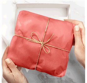 Papel Seda Candlelight Rouge 50x75cm