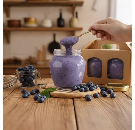 Vasetto di vetro per yogurt 250 ml