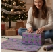 Papel de embrulho jardim de flores lilaz