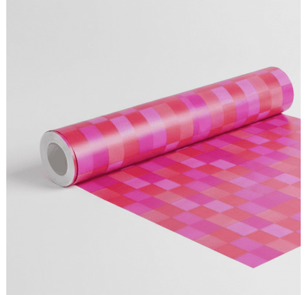 Papel de embrulho tetris rosa