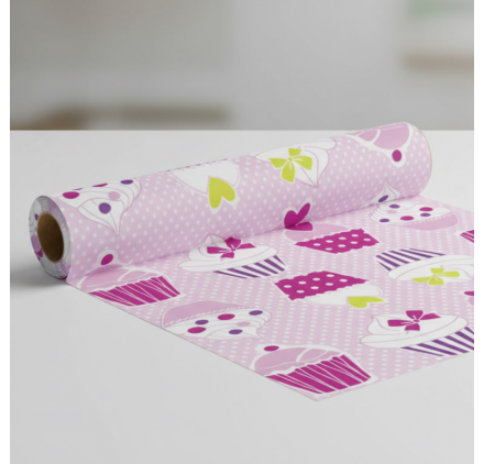 Papel de regalo ECO kraft azul oscuro 