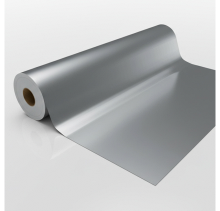 Papel de embrulho eco liso prateado