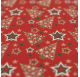 Christmas Pine Trees Red Wrapping Paper 62cm x 90m