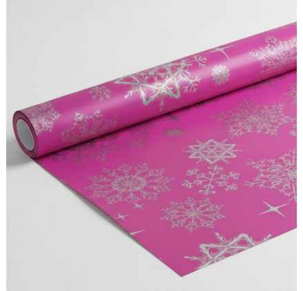 Papel de Embrulho 70cm Midnight Snow