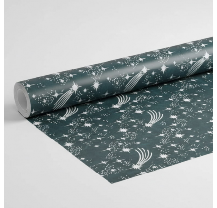 Papel de Embrulho 70cm Starry Winter