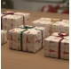 Papel de Embrulho 70cm Crimson Snowflake