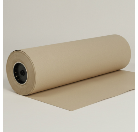 Papel de embrulho kraft natural 50m
